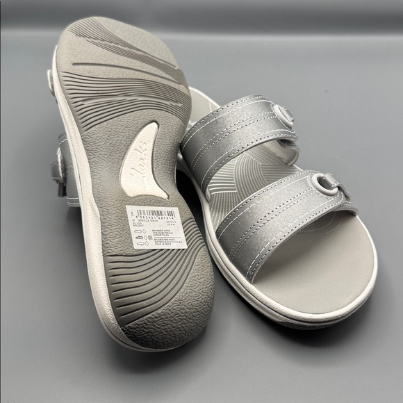 Clarks Cloudsteppers Adjustable Slide Sandals - Breeze Maye - Picture 4 of 4
